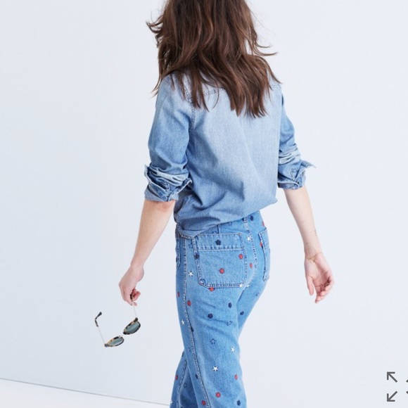 Madewell Denim Zip-Front Popover Shirt - Picture 3 of 8